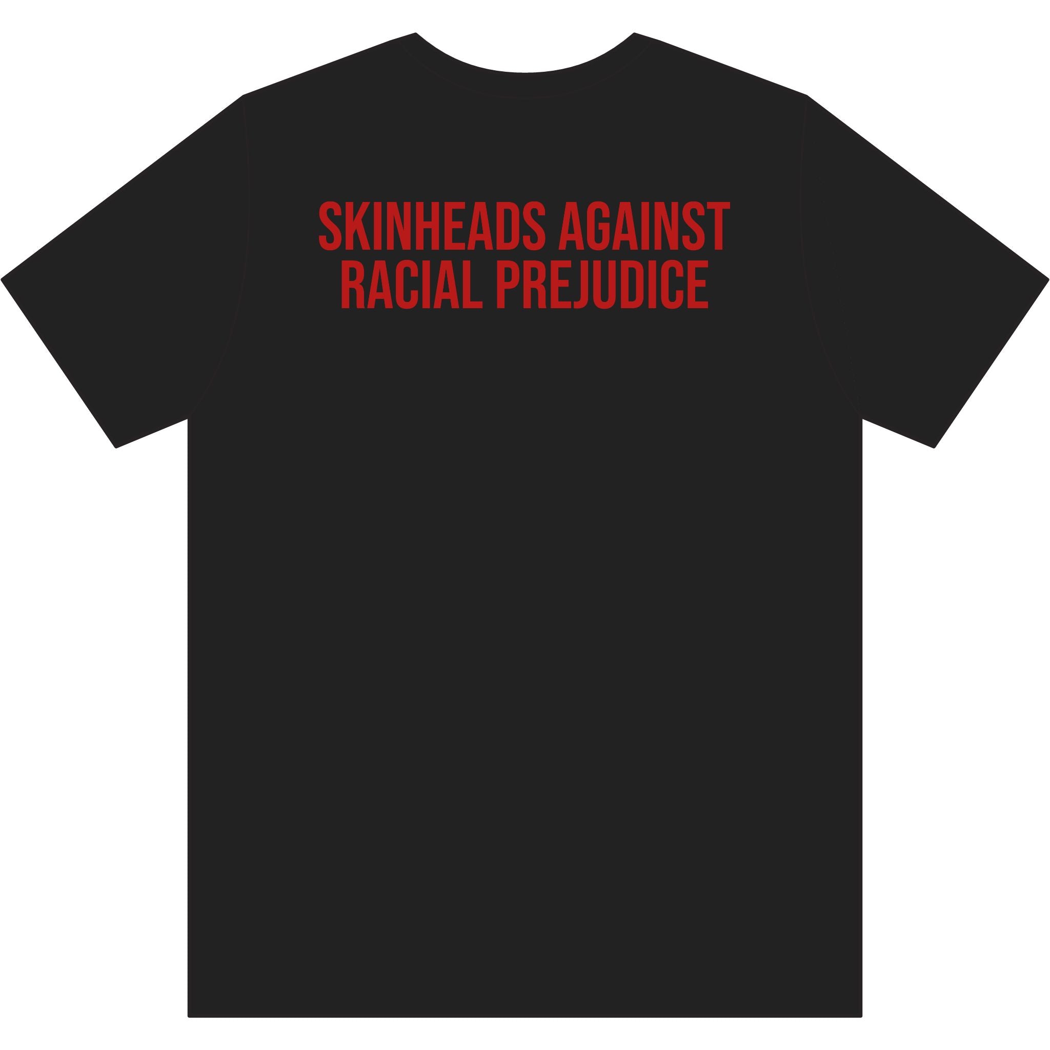 Anti-Racist Skinhead Performance Tee — "Skinheads Against Racial Prejudice"