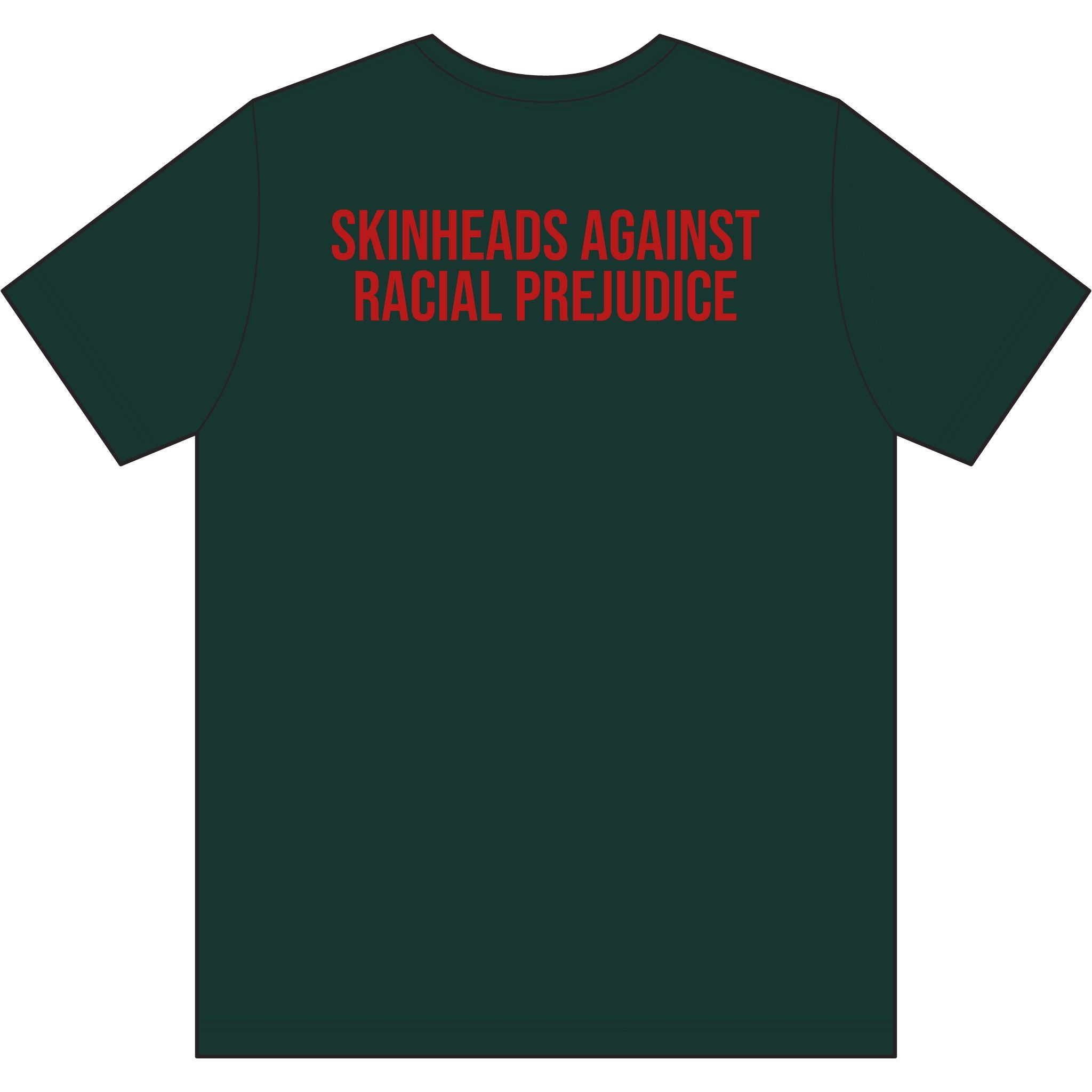 Anti-Racist Skinhead Performance Tee — "Skinheads Against Racial Prejudice"