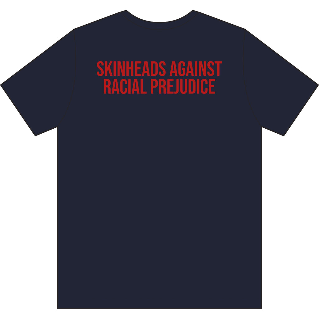 Anti-Racist Skinhead Performance Tee — "Skinheads Against Racial Prejudice"