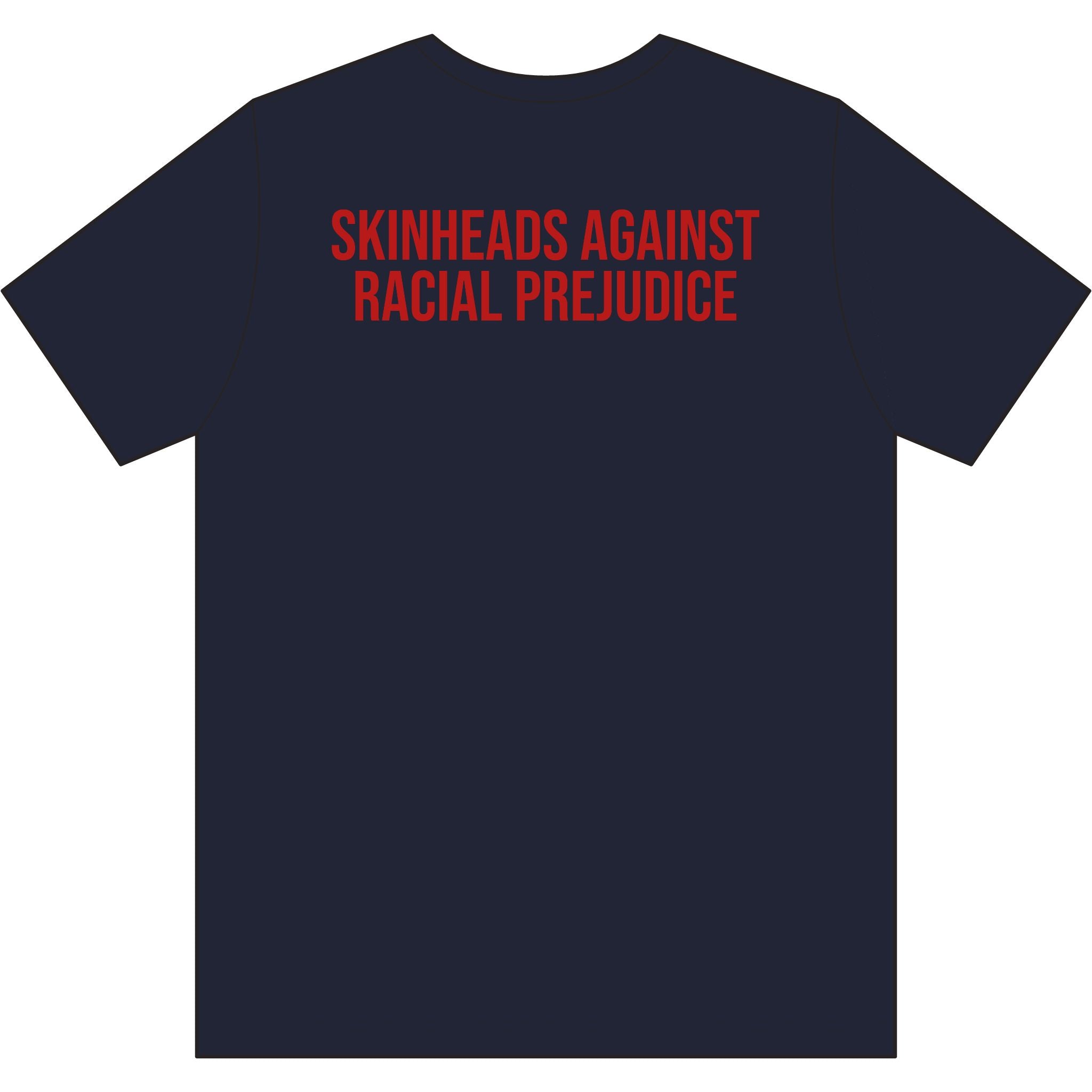 Anti-Racist Skinhead Performance Tee — "Skinheads Against Racial Prejudice"