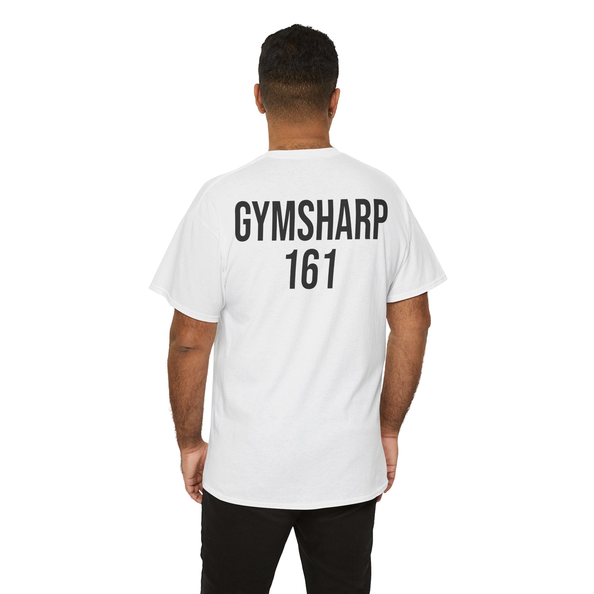 Gymsharp 161 Athletic Tee — Minimal Logo Fitness T‑Shirt