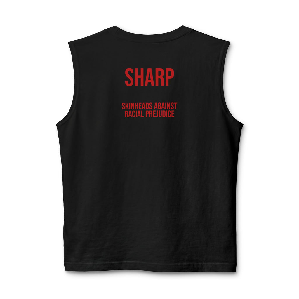 SHARP Muscle Tank — Skinheads Against Racial Prejudice Anti-Racism Tank Top