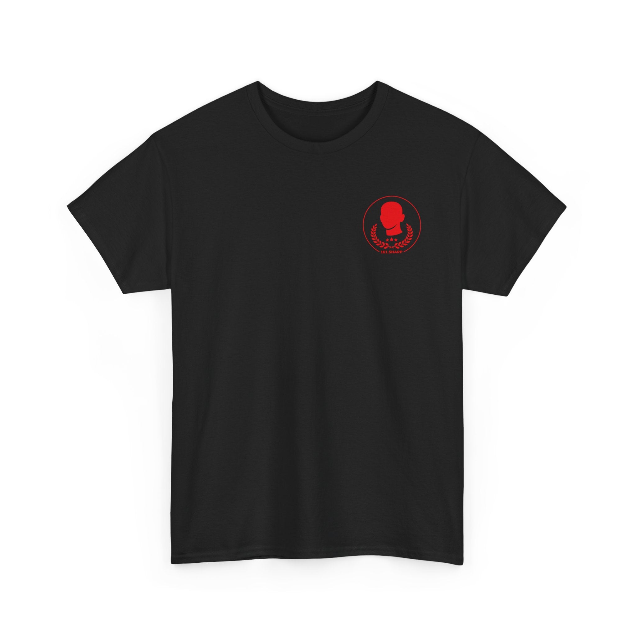 Gym.Sharp 161 T‑Shirt — Customizable Chest Logo & Back Text Athletic Tee
