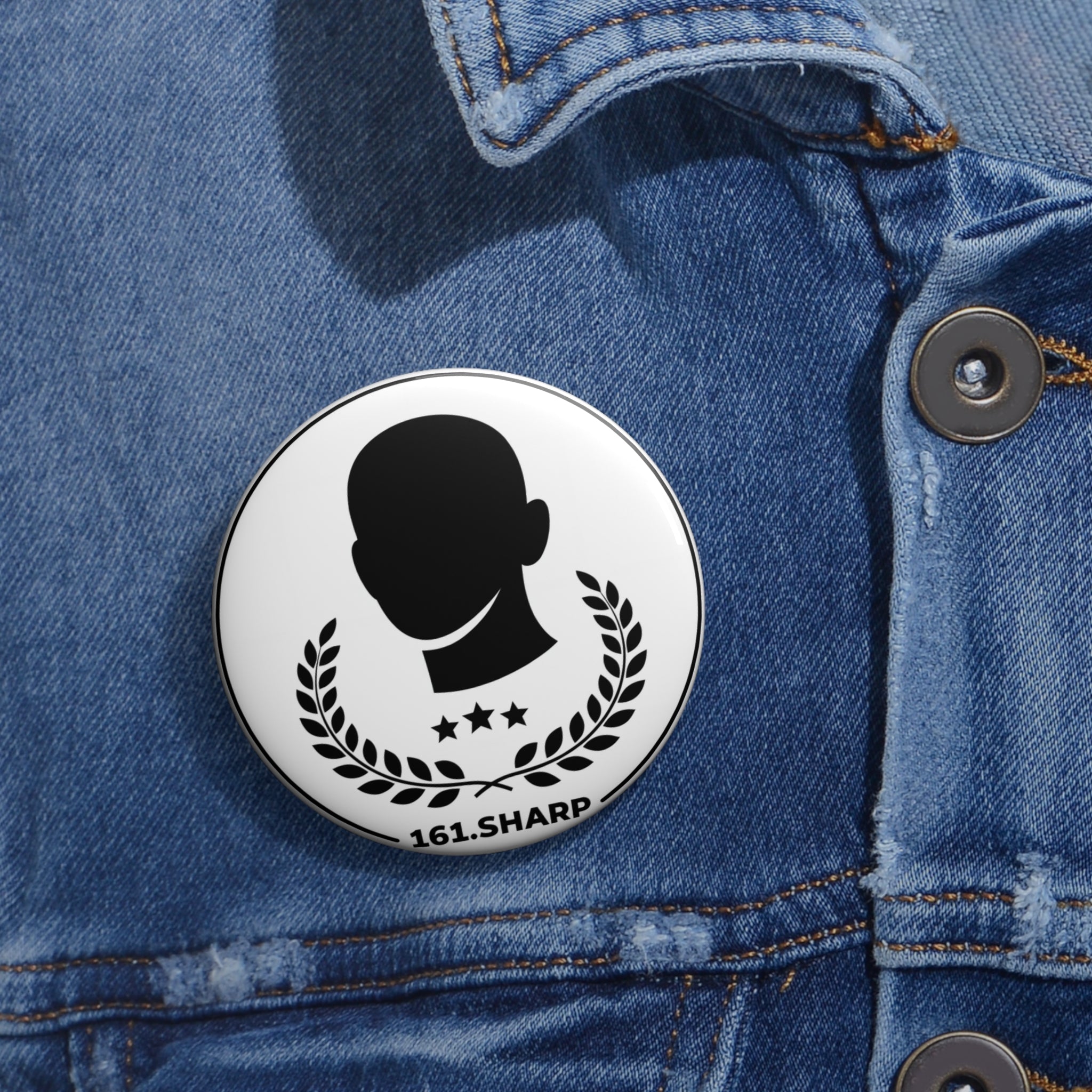 Custom Pin Button – Profile Crest