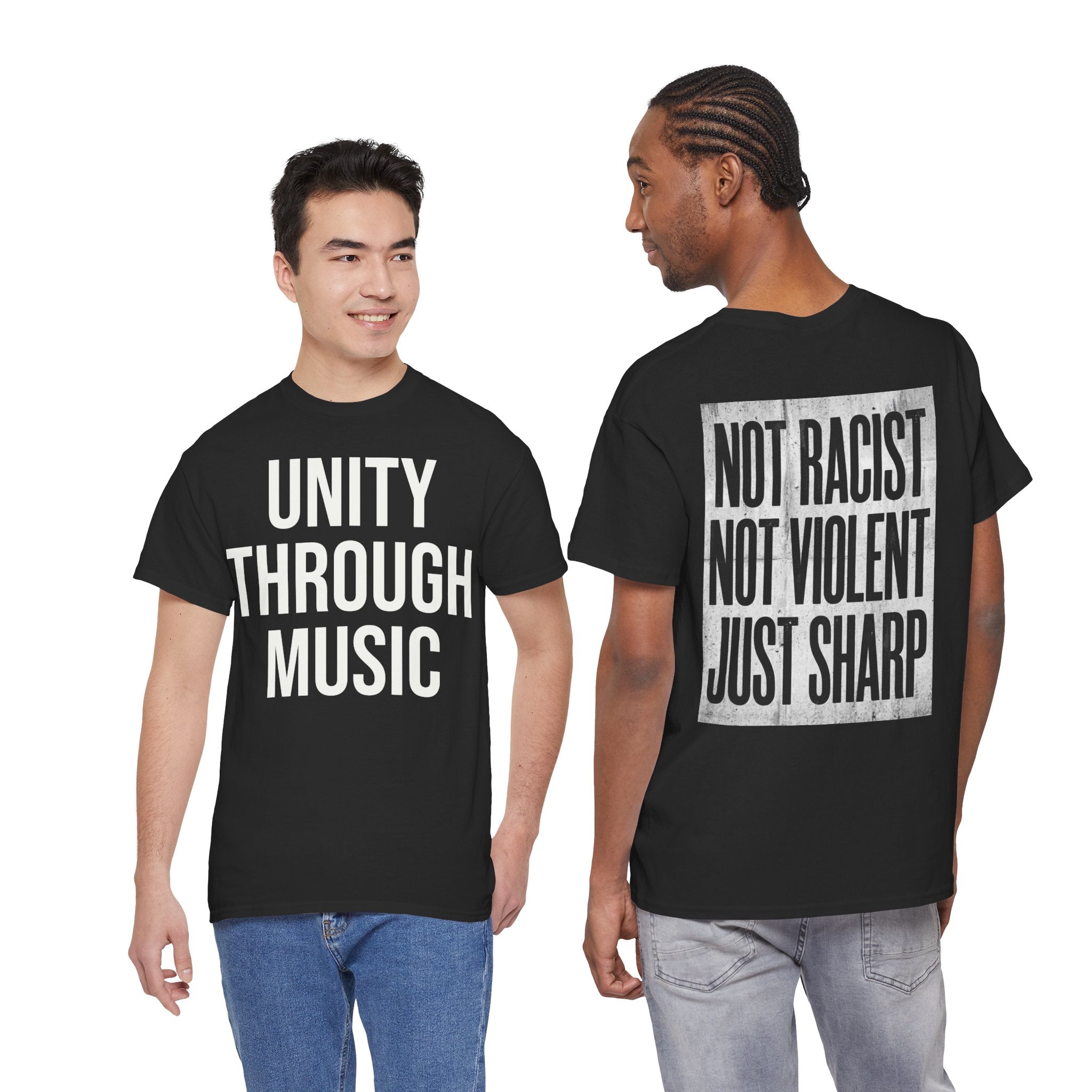 Not Racist Not Violent Just Sharp T-Shirt