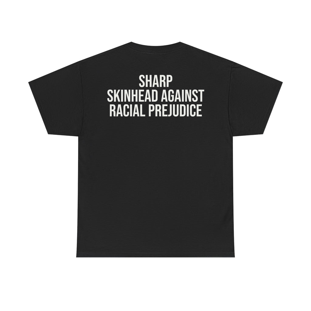 161 Sharp Checkerboard Tee — '161 SHARP' Skinhead Against Racial Prejudice Graphic Shirt