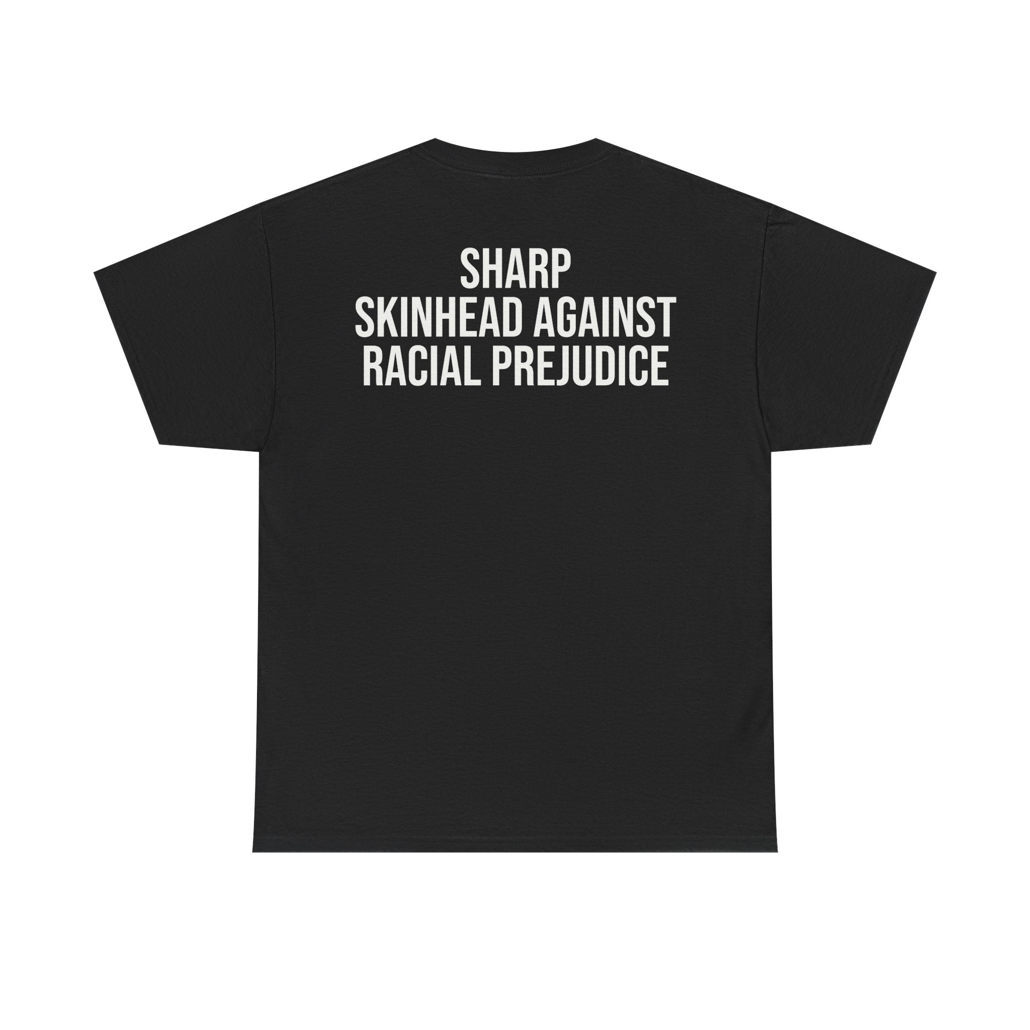 161 Sharp Checkerboard Tee — '161 SHARP' Skinhead Against Racial Prejudice Graphic Shirt