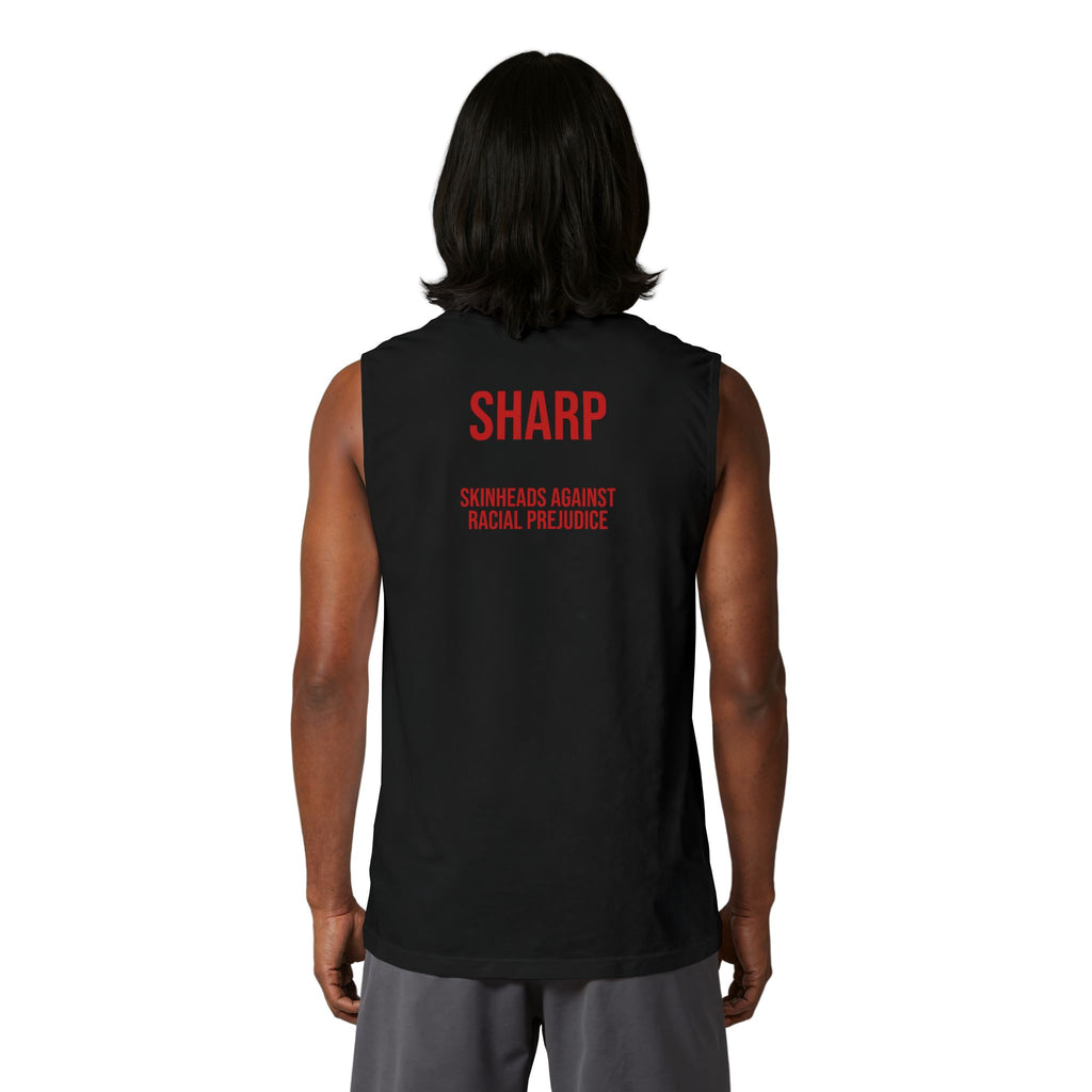 SHARP Muscle Tank — Skinheads Against Racial Prejudice Anti-Racism Tank Top