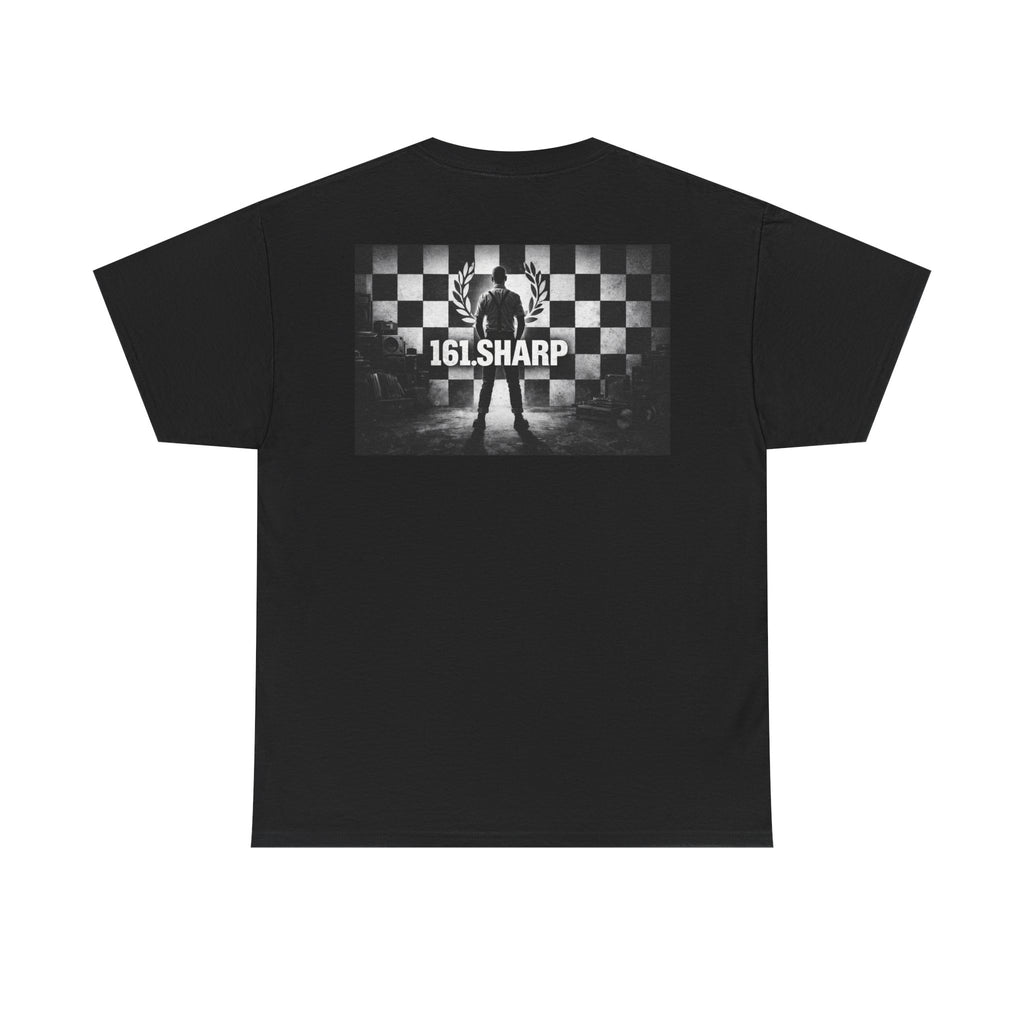Stay Rude Stay Rebel Tee — 161.Sharp Checkerboard Graphic T‑Shirt