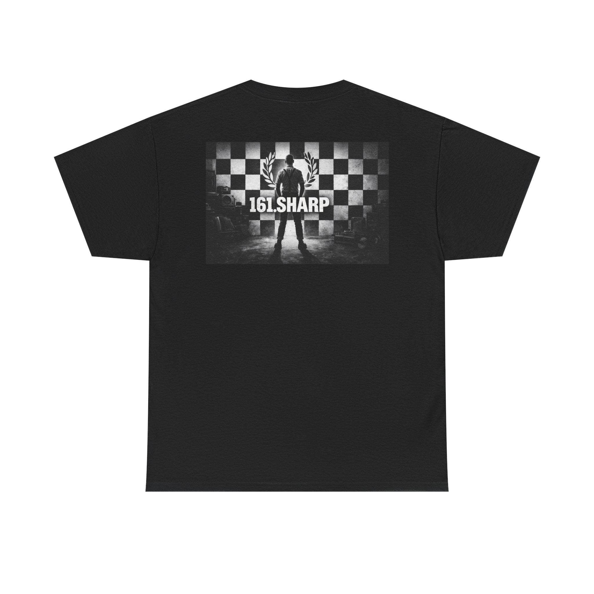 Stay Rude Stay Rebel Tee — 161.Sharp Checkerboard Graphic T‑Shirt